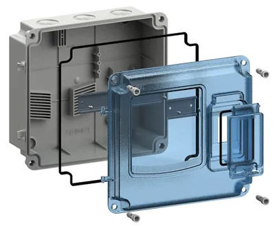

Корпус IEK MSP1-N-03-55 ЩУРн-П 1/3 Krepta 5 IP66 PC пластик., MSP1-N-03-55