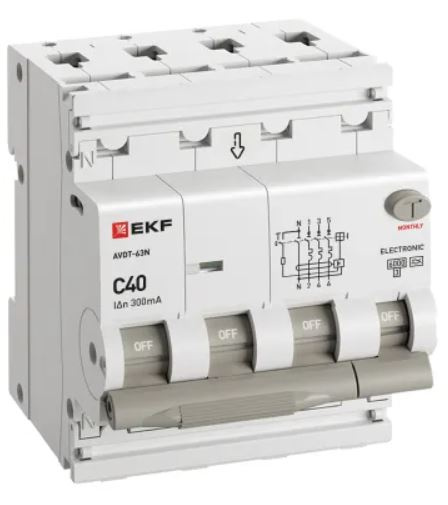 фото Автомат дифференциальный EKF D63N46EA40C300 в Санкт-Петербургe