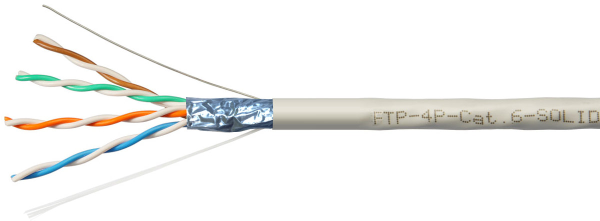 

Кабель витая пара F/UTP 6 кат. 4 пары Neomax NM20601 23AWG(0.57 мм), медь, одножильный (solid), внутренний, PVC, серый, уп/305м, NM20601