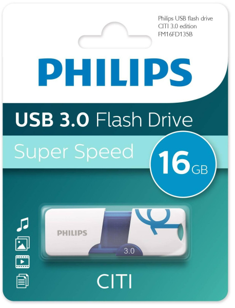 фото Накопитель USB 3.0 16GB Philips FM16FD135B/97 в Омске