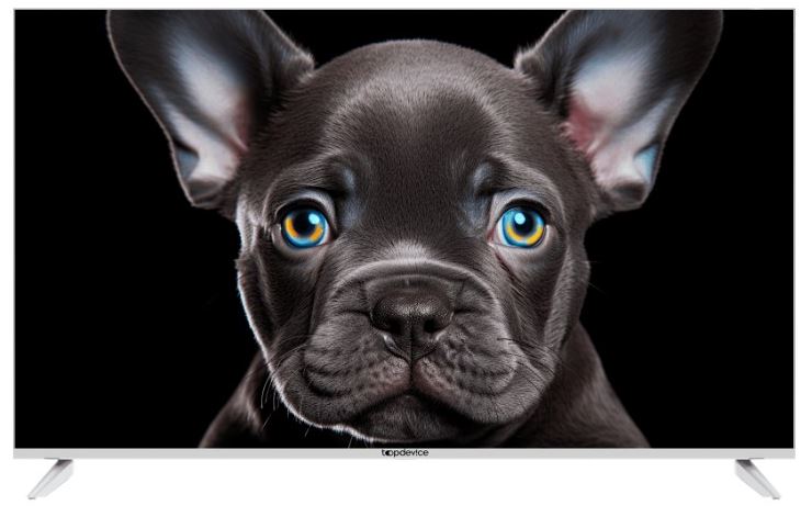 

Телевизор TopDevice TDTV50CS08U_WE 50"/UHD/VA/Smart SBER/Голосовой пульт/1.5-8 Гб/BT/60Гц/белый, TDTV50CS08U_WE