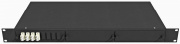 фото Кросс оптический стоечный TopLAN КРС-Top-1U-08LC/U-OM2-BK