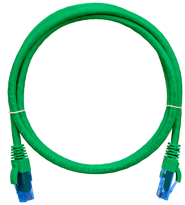 

Кабель патч-корд U/UTP 6 кат. 0,5м NikoMax NMC-PC4UE55B-005-C-GN 2хRJ45/8P8C, T568B, Molded, 24AWG (7х0,205мм), BC (чистая медь), LSZH нг(А)-HFLTx, зе, NMC-PC4UE55B-005-C-GN