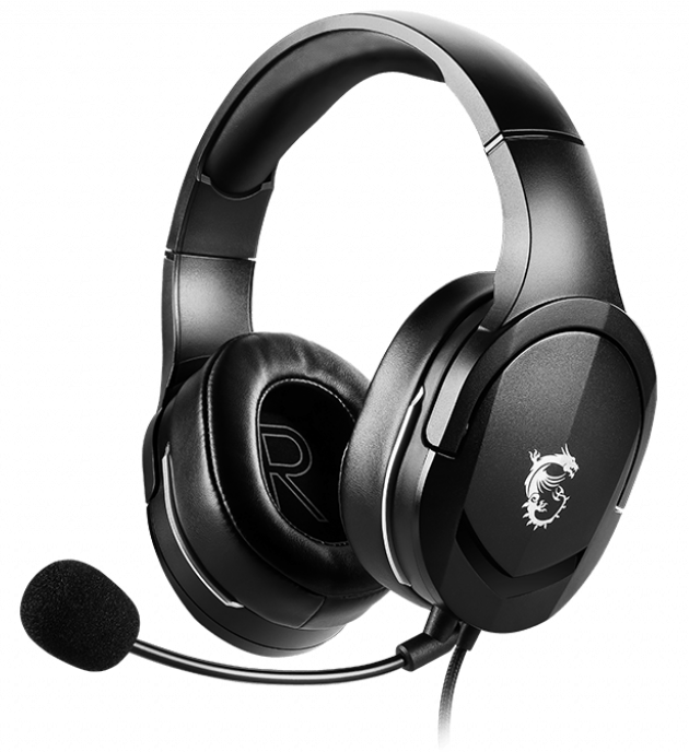 

Гарнитура MSI IMMERSE GH20 black, mini jack 3.5 мм, провод 1.5m, IMMERSE GH20