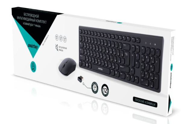 фото Клавиатура и мышь wireless SmartBuy SBC-250288AG-K в Санкт-Петербургe