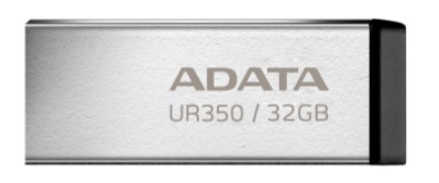

Накопитель USB 3.2 32GB ADATA UR350-32G-RSR/BK UR350 metal black, UR350-32G-RSR/BK