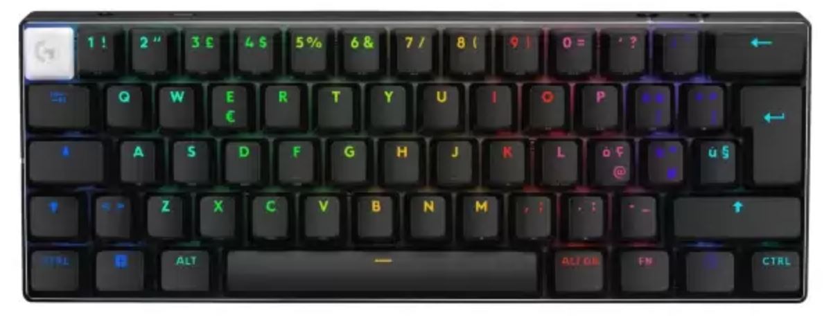 

Клавиатура Wireless Logitech G Pro X 60 920-011911 Black, Tactile РАСКЛАДКА US INT'L, G Pro X 60