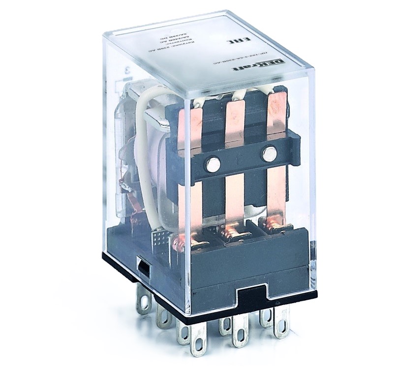 

Реле промежуточное DEKraft 23921DEK 3 конт. с LED инд. 10А 24В DC ПР-102, 23921DEK