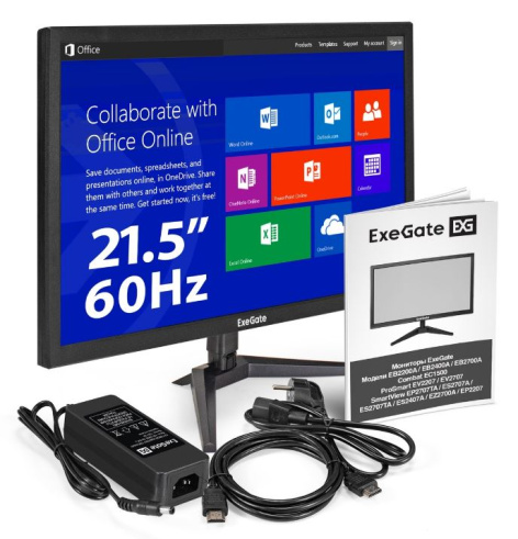 фото Монитор 21,5" Exegate EB2200A в Уфе