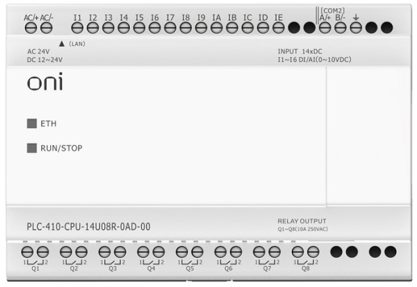 фото Модуль  ONI PLC-410-CPU-14U08R-0AD-00 в Санкт-Петербургe