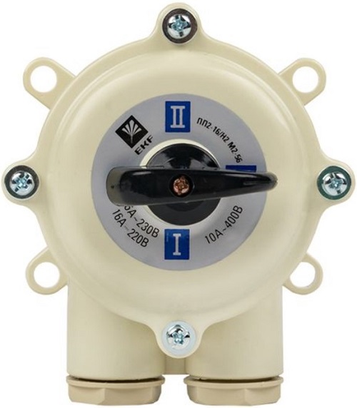 

Переключатель пакетный EKF pp-2-16-4 ПП 2-16/Н2 М2 пл. IP56, pp-2-16-4