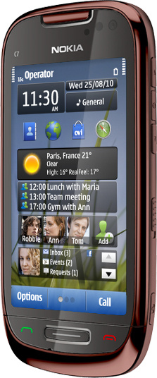 фото Мобильный телефон  Nokia C7 Mahogany Brown