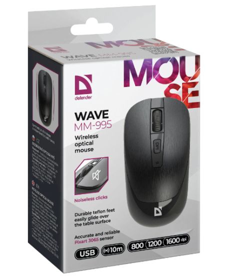 фото Мышь wireless Defender Wave MM-995 в Казани