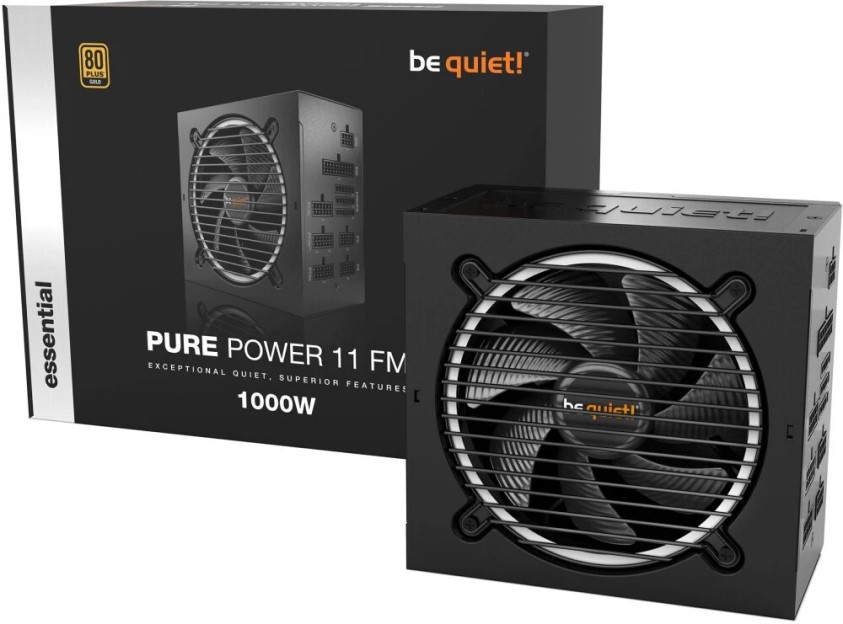 

Блок питания ATX Be quiet! PURE POWER 11 FM BN970 1000W, 80+ Gold, full modular, PURE POWER 11 FM
