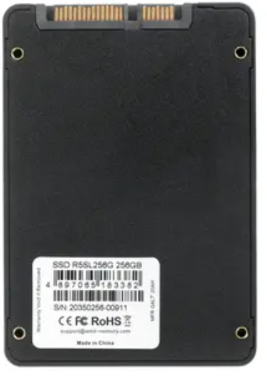 

Накопитель SSD 2.5'' AMD R5SL256G Radeon R5 256GB SATA 6Gb/s 3D TLC 540/450MB/s RTL, R5SL256G