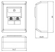 фото Розетка  Hyperline SB-GTS2-8P8C-C6-WH в Самаре