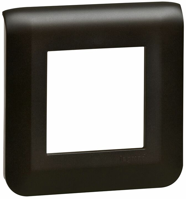 

Рамка Legrand 079042L - Программа Mosaic - 2 модуля, матовая черная, 079042L