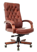 фото Кресло Бюрократ T-9928WALNUT/CHOK