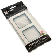 фото Рамка двойная EKF EXM-G-305-30