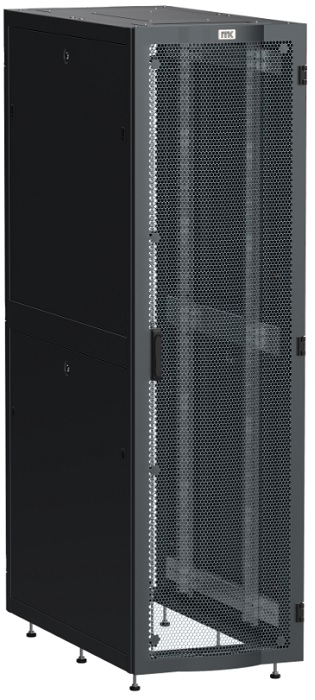 

Шкаф напольный 19", 42U ITK LS05-42U61-2PP LINEA S 600х1000мм перфорированные двери, черный, LS05-42U61-2PP