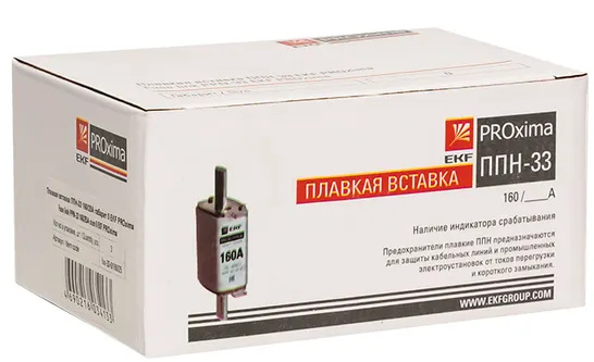 фото Предохранитель  EKF fus-33-0/160/25 в Перми