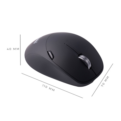 фото Оптическая светодиодная мышь Filum FL-MBT30-BK, Черный, [FL-MBT30-BK] в Екатеринбурге