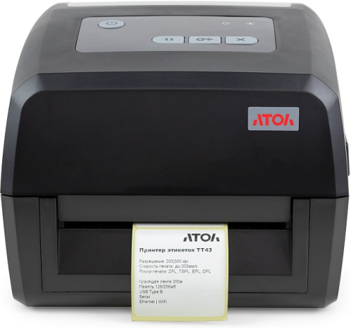 фото Принтер термотрансферный АТОЛ ТТ43 в Красноярске