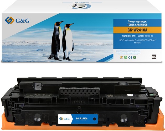 

Картридж GG-W2410A Cartridge G&G for HP CLJ Pro M155;M182nw/M183fw, with chip (1050), GG-W2410A