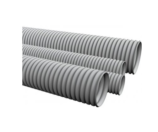 

Труба гофрированная лёгкая Ecoplast 60132 ПП, с зондом, цвет серый, диам. 32мм (25м), 60132