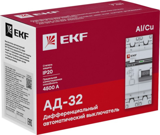 фото Автомат дифференциальный EKF DA32-63-100-pro в Перми