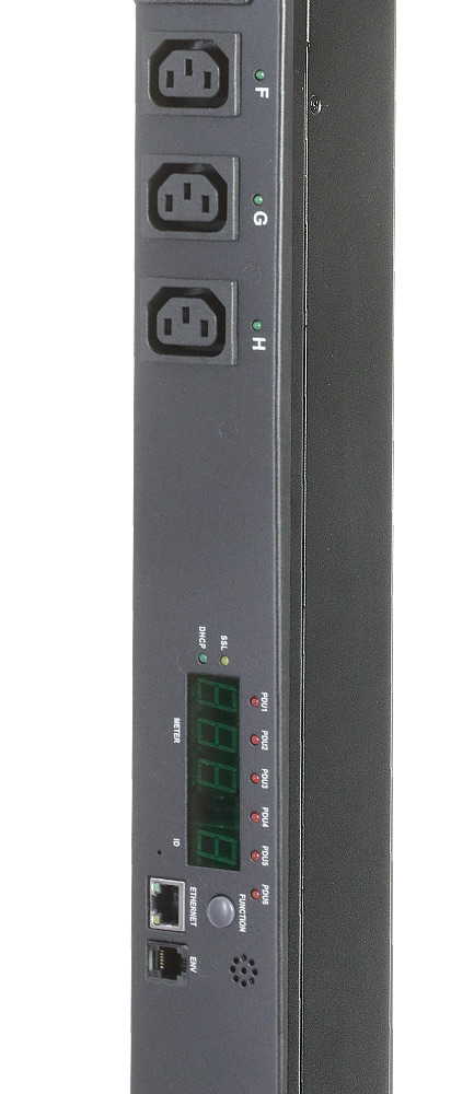 

Блок розеток Eurolan 60A-65-66-24BL распределения питания управляемый вертикальный 0U с функцией коммутации каждой розетки, 32/400 (3 фазы), 18 C13 +, 60A-65-66-24BL