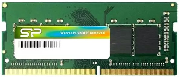 

Модуль памяти SODIMM DDR4 8GB Silicon Power SP008GBSFU320B02 PC4-25600 3200MHz CL22 1.2V RTL, SP008GBSFU320B02