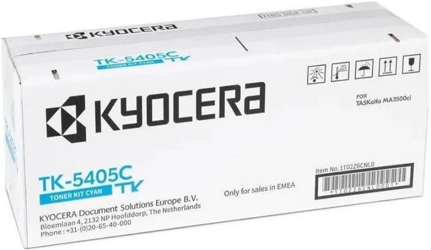 

Тонер-картридж Kyocera TK-5405C 1T02Z6CNL0 синий для TASKalfa MA3500ci , 10 000 стр., TK-5405C