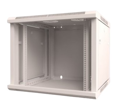 

Шкаф настенный 19", 9U Rexant 04-0966-111 600×600х501, дверь сплошное стекло, серый, RAL 7035, 04-0966-111