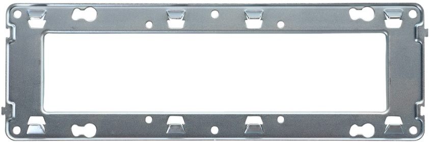 

Суппорт Eurolan 16S-00-18WT универсальный для горизонтальных рамок 6 и 8 модулей французский стандарт, 16S-00-18WT