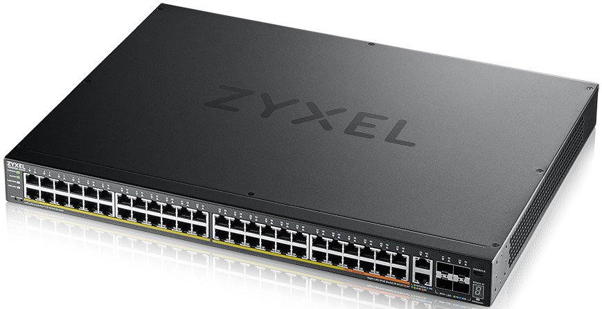 

Коммутатор ZYXEL NebulaFlex Pro XGS2220-54FP rack 19", 48xRJ-45: 1G PoE+ (8 из них PoE++), 2xRJ-45: 1/2.5/5/10G PoE++, 4xSFP+, бюджет PoE 960 Вт, NebulaFlex Pro XGS2220-54FP