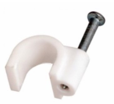 

Скоба Rexant 07-4010 круглая 10мм, белый (50 шт/уп), 07-4010