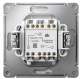 фото Выключатель двухклавишный  Systeme Electric GAL000317S в Санкт-Петербургe