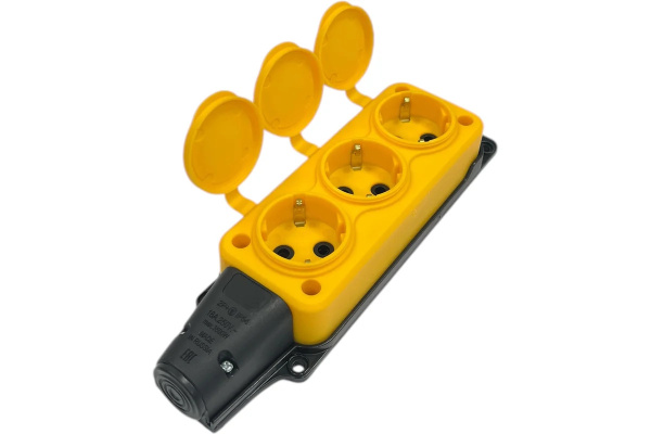 фото Удлинитель силовой iTOK i-CONNECT-COLOR-SU-KG-215-3-54-40-YELLOW в Красноярске