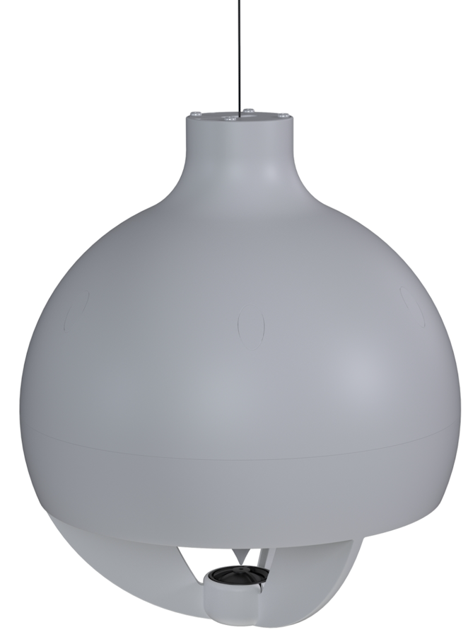 

Приемник Ecler GLOBE5PDWH системы Ecler WiSpeak, беспроводная подвесная на тросе куполообразная АС 5'' белого цвета, GLOBE5PDWH