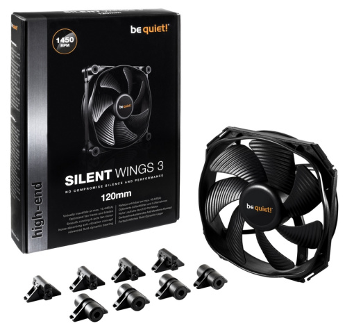 фото Вентилятор для корпуса Be quiet! SilentWings 3 (BL064)