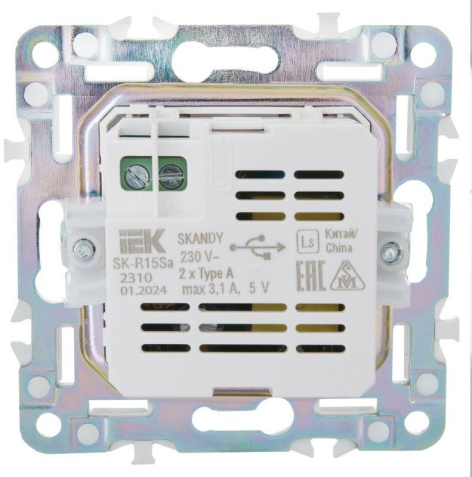 фото Розетка USB  IEK SK-U21-D31-K98 в Казани