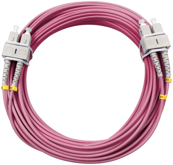 

Кабель патч-корд волоконно-оптический Cabeus FOP-50-OM4-SC-SC-20m duplex, SC-SC 50/125 mm OM4, 20м, LSZH, FOP-50-OM4-SC-SC-20m