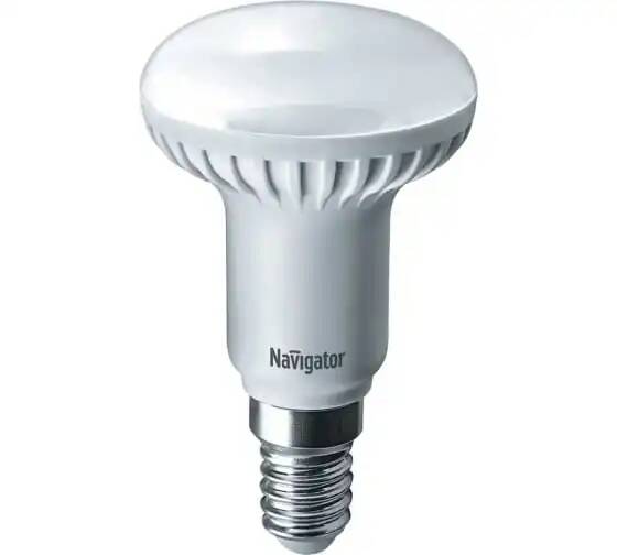 

Лампа светодиодная Navigator NLL-R50-5-230-4K-E14 (уп/10шт), 5Вт, 176-264В, 4000К, 425лм, E14, 50x85мм, рефлектор, матовая (94136), NLL-R50-5-230-4K-E14