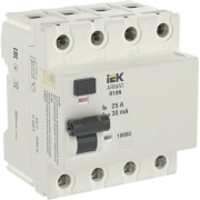 фото Выключатель дифференциального тока (ВДТ, УЗО) IEK AR-R10N-4-025C030