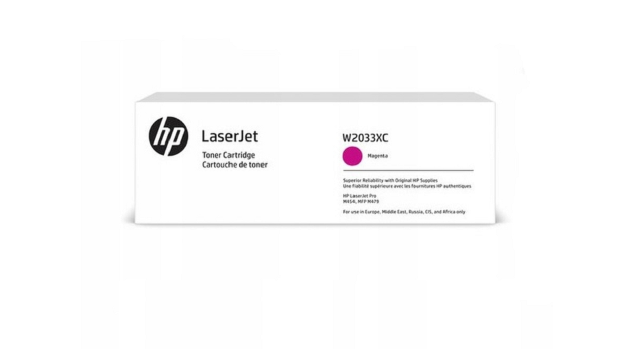 

Тонер-картридж HP 415X W2033XC пурпурный (6000стр) Color LaserJet Pro M454dn, dw, nw, МФУ M479dw, fdn, fdw, fnw, 415X