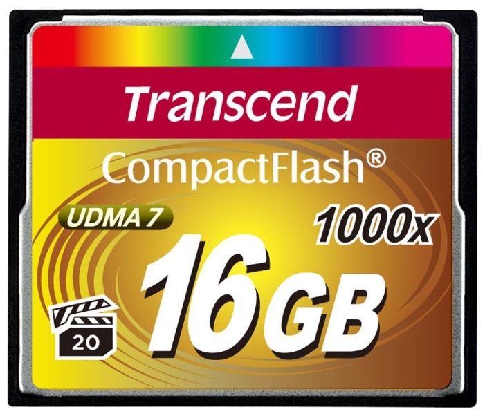

Карта памяти 16GB Transcend TS16GCF1000 , 1000X, TS16GCF1000