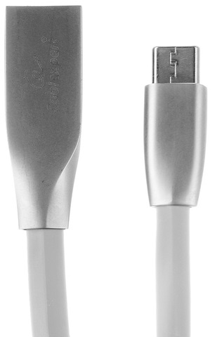 

Кабель интерфейсный USB 2.0 Cablexpert CC-G-mUSB01W-1.8M AM/microB, серия Gold, длина 1.8м, белый, блистер, CC-G-mUSB01W-1.8M
