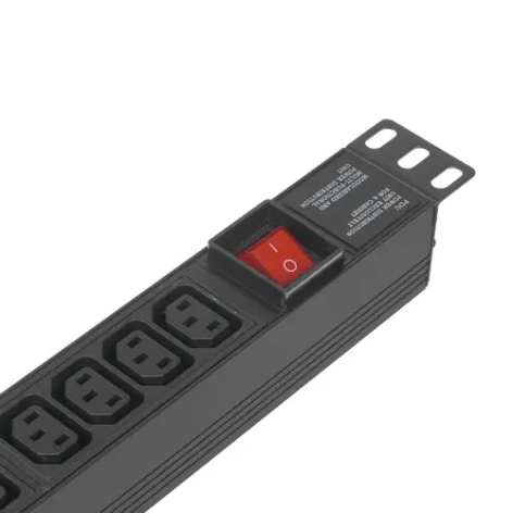 фото Блок розеток 19", 10 розеток Exegate ServerPro PDU-19H001 Al-10C13-C14-SW в Красноярске