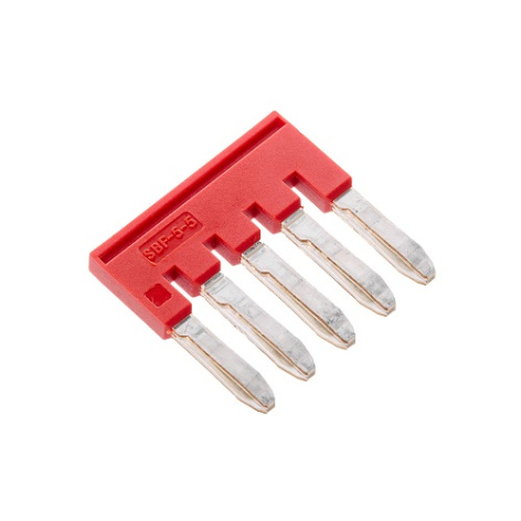 Изображение товара Перемычка вставная DKC SBF-5-5 для клемм 2.5 мм², 5 полюсов